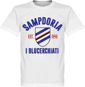 Sampdoria Established T-Shirt - Wit - XXXL