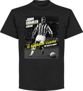 John Charles Legend T-Shirt - Zwart - XS