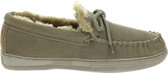 Warmbat Koala Suede Dames Pantoffels - Pebble - Maat 41