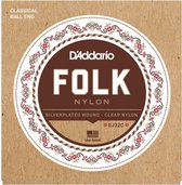 D'Addario EJ32C Folk Nylon Strings Ball End - Klassieke gitaarsnaren