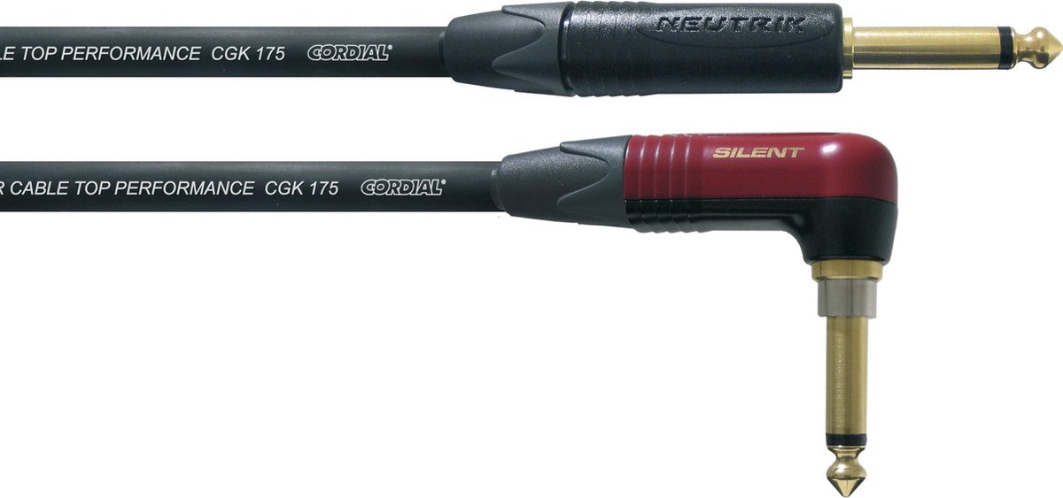 Cordial CSI 3 RP-SILENT instrumentkabel 3 m - Instrumentenkabel