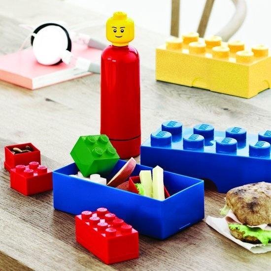 Boîte à lunch Brick 4 avec poignée, vert sable - LEGO