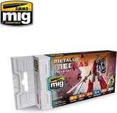 Mig - Metallic Mechas Color Set (Mig7158) - modelbouwsets, hobbybouwspeelgoed voor kinderen, modelverf en accessoires