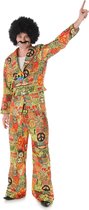 KARNIVAL COSTUMES - Peace and love hippie kostuum voor mannen - L - Volwassenen kostuums