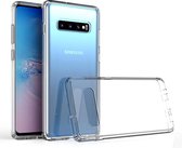 BMAX TPU hard case hoes geschikt voor Samsung Galaxy S10 Plus / Hard cover - Transparant