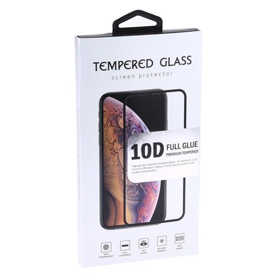 9H Explosieveilige Full Glue Full Screen gehard glasfilm voor iPhone XS Max - Merkloos