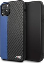 iPhone 11 Pro Backcase hoesje - BMW - Effen Blauw - Kunstleer