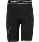 Uhlsport Bionikframe Unpadded Shorts Heren - Zwart / Fluogeel | Maat: S
