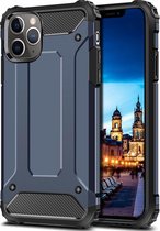 Apple iPhone 11 Pro Max Armor Hoesje - Blauw