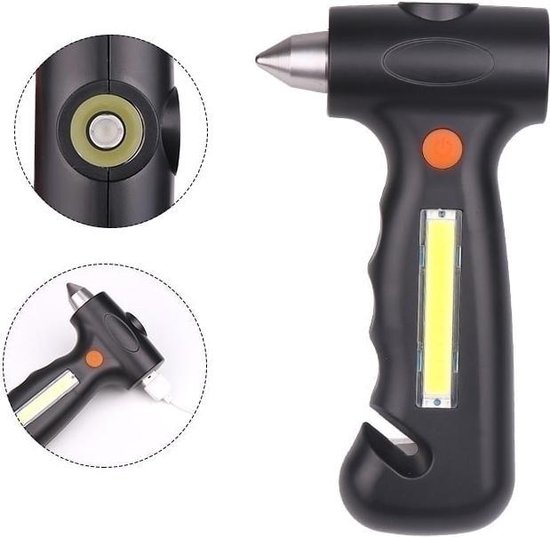 Yuragim Verpleegsterlichtclip, verpleegkundige nachtlamp, clip-on zaklamp, magnetisch, draagbaar, USB-oplaadbaar, cliplicht, 4 lichtniveaus, 3 modi, voor nachtelijke verpleegsters, badge (rood