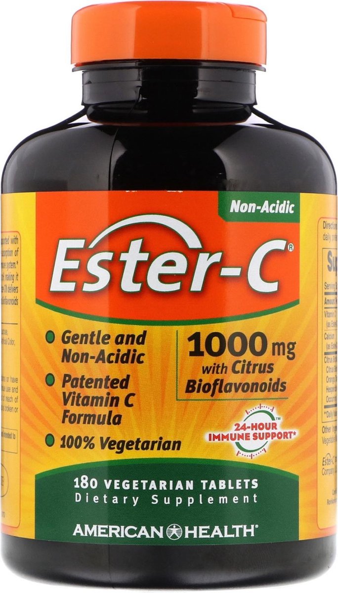 Ester-C Vitamine C met Citrus Bioflavonoiden (180 Veggie Caps) - American Health