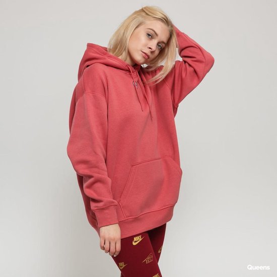 Nike Sportswear Swoosh sweater dames rood " | bol.com