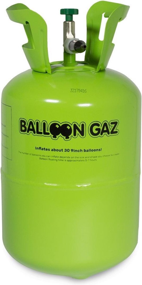 Heliumtank met 50 ballonnen en lint