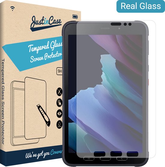 Samsung Tab Active 3 screenprotector Gehard glas Transparant Just in Case bol