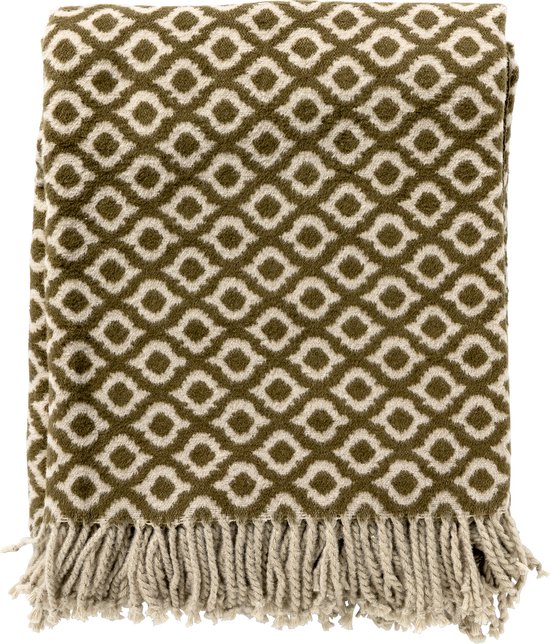 ISABELLA | Plaid | 150x200cm | Vert | Uni | Hoii