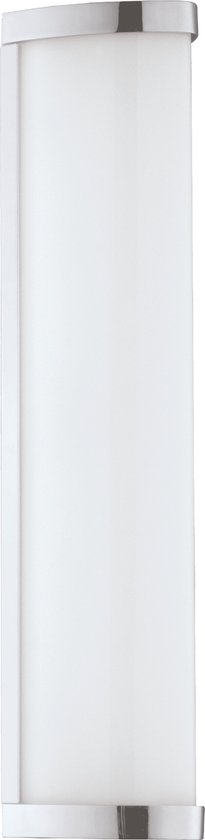 EGLO Gita 2 Wand/Plafondlamp - LED - Lengte 350mm. - Chroom - Wit
