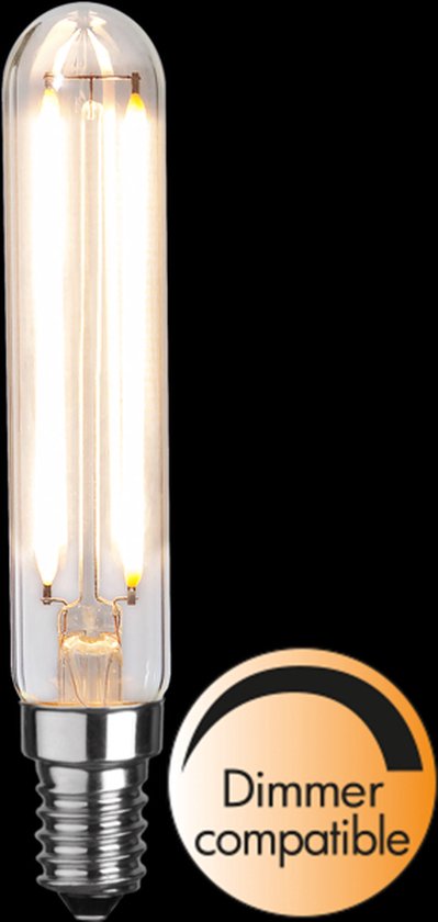 Staaflamp - E14 - 3.3W - Extra Warm Wit - 2700K - Dimbaar - Filament - Helder