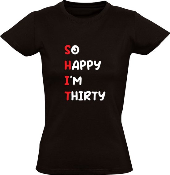 Geburtstags-Banner 'So Happy I'm Thirty' – Vorgefädelt, Glitzer-Optik, 3 M Lang, Für Partys