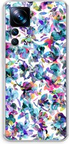 Case Company® - Hoesje geschikt voor Xiaomi 12T hoesje - Hibiscus Flowers - Soft Cover Telefoonhoesje - Bescherming aan alle Kanten en Schermrand