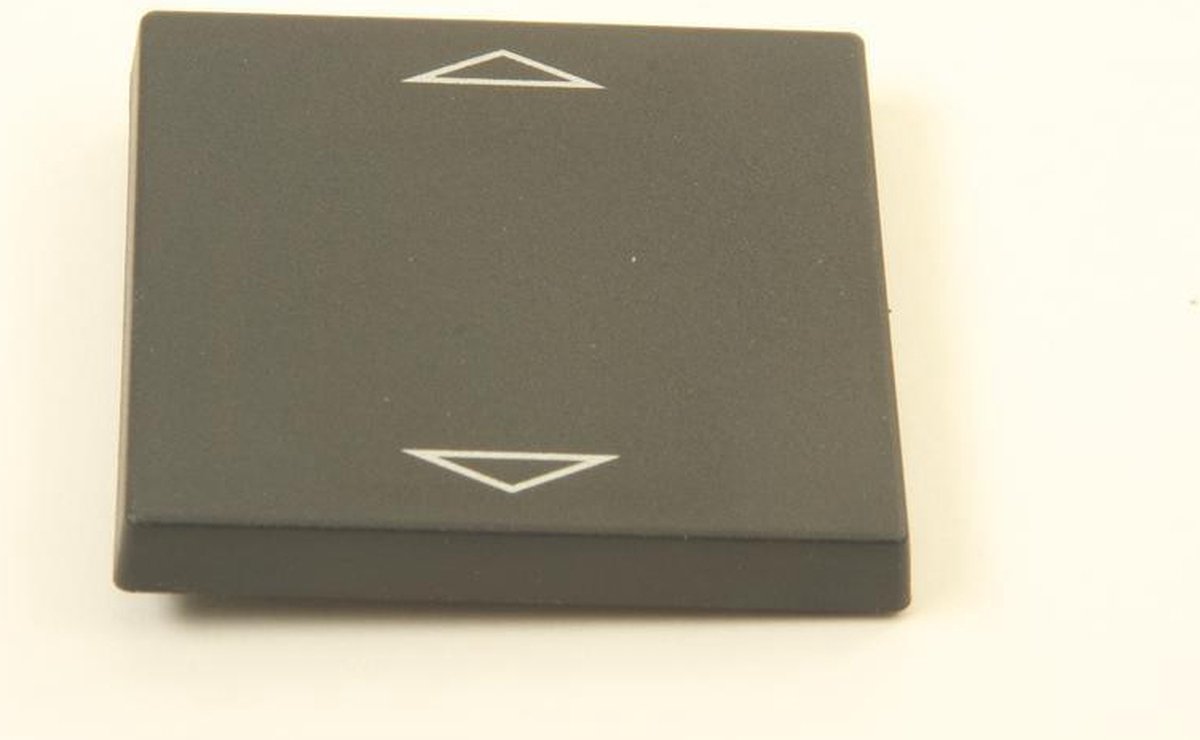 Presto Afdekplaat Wipschakelaar Enkel Pijlen Ansor Switch S-20.000 Zwart