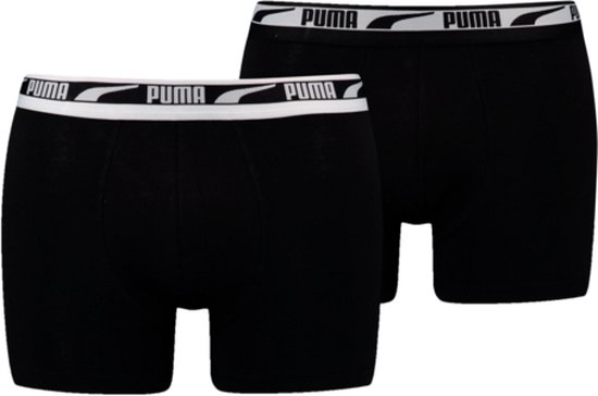 Puma Boxershorts Multi Logo 2-pack - Black - Maat S