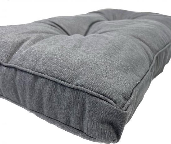 Cuscino Lounge Madison Florence Basic – 60x43 Cm – Misto Cotone E Poliestere – Colore Grigio