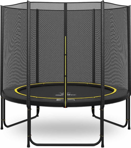 Magic Jump - Trampoline met veiligheidsnet - ø 251 cm - Zwart | bol