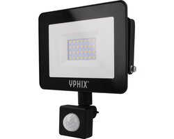 YPHIX LED Schijnwerper met bewegingsmelder Pro 20W 3000K IP44 - Buitenlamp met bewegingssensor