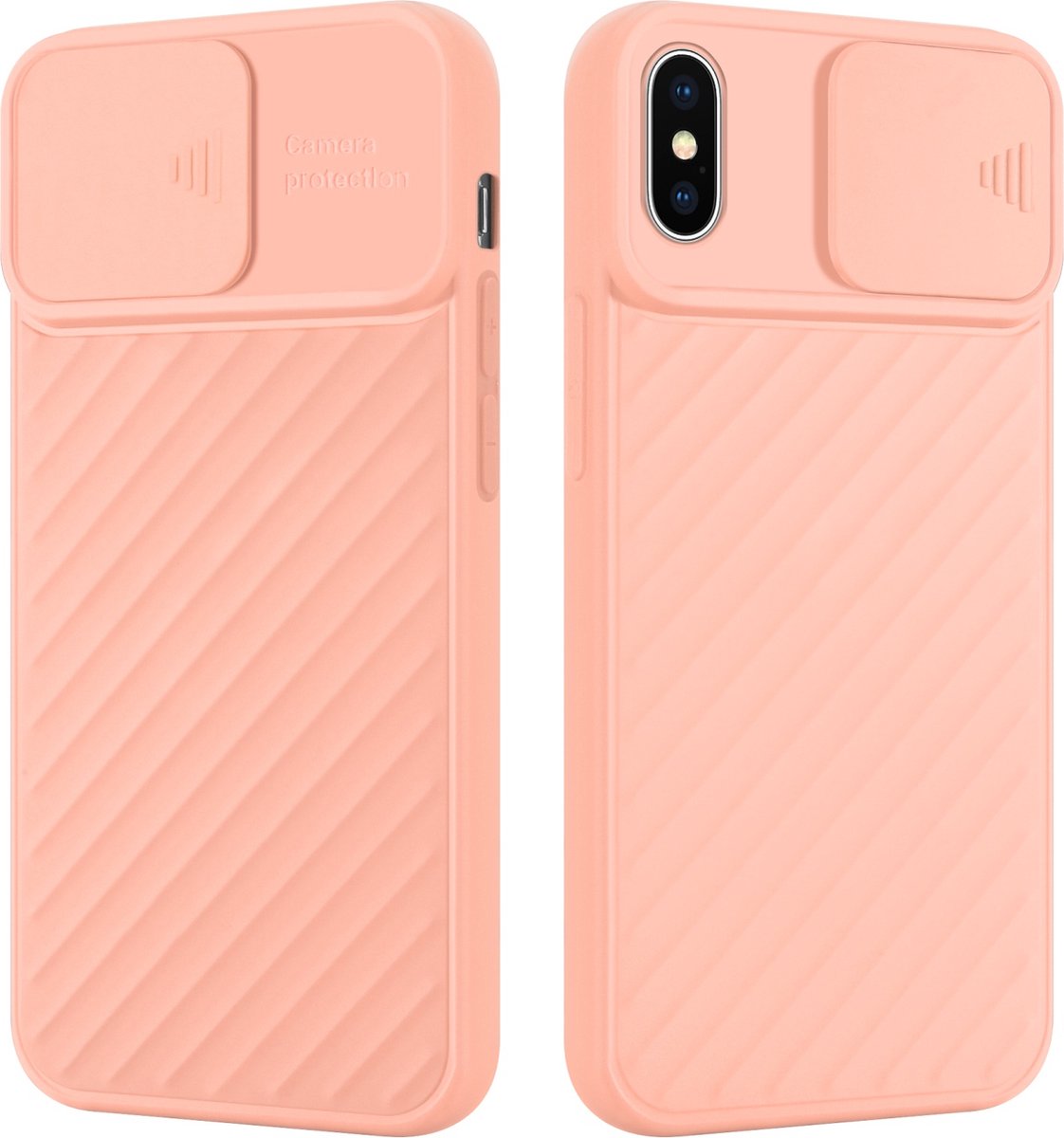 Cadorabo Hoesje geschikt voor Apple iPhone XR in Mat Roze - Beschermhoes van flexibel TPU-silicone en met camerabescherming Case Cover Etui