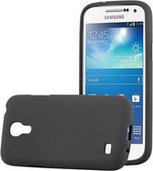 Cadorabo Hoesje geschikt voor Samsung Galaxy S4 MINI in FROST ZWART - Beschermhoes gemaakt van flexibel TPU silicone Case Cover