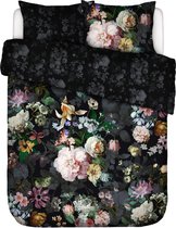 ESSENZA Fleur Festive Dekbedovertrek Blooming Black - Tweepersoons – 200x200/220 cm