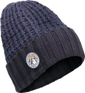 camel active Grof gebreide trui beanie - Maat menswear-OS - Blauw