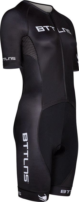 Foto: Bttlns trisuit triathlon pak trisuit korte mouw dames typhon 2 0 zwart l