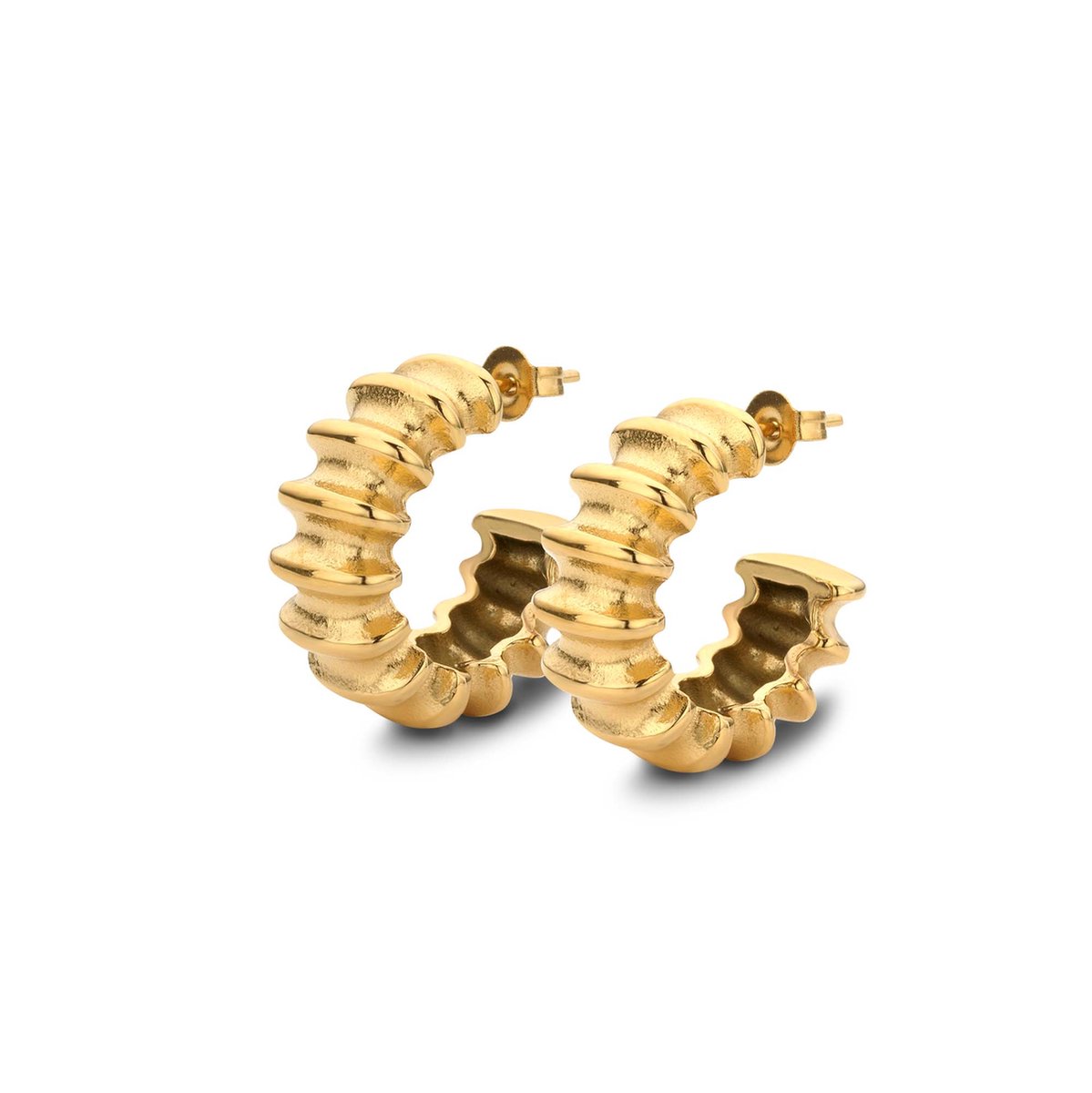 DUCETT - Wave earring gold - Oorbellen - Dames