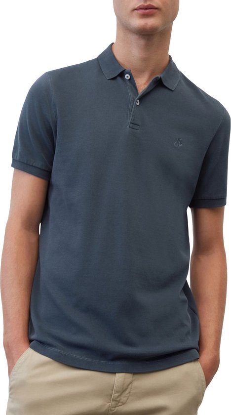 Marc O'Polo - Poloshirt Donkerblauw - Modern-fit - Heren Poloshirt Maat XL