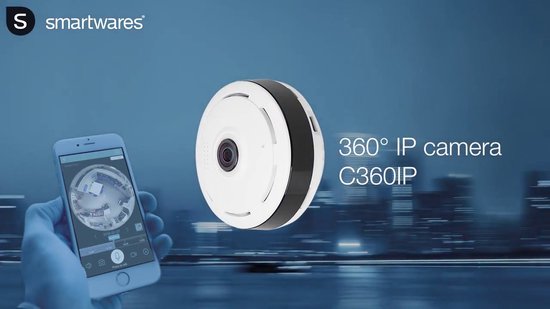 Smartwares C360IP IP bewakingscamera – 360° camera – 960p HD – Met gratis  app | bol.com