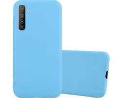 Cadorabo Hoesje geschikt voor Realme X2 / XT / Oppo K5 in CANDY BLAUW - Beschermhoes gemaakt van flexibel TPU silicone Case Cover