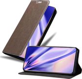 Cadorabo Hoesje geschikt voor Samsung Galaxy A80 / A90 4G in KOFFIE BRUIN - Beschermhoes met magnetische sluiting, standfunctie en kaartvakje Book Case Cover Etui