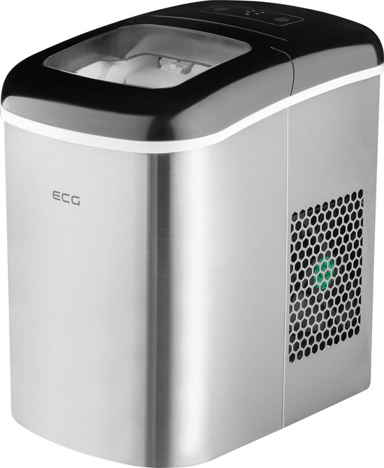 ECG ICM 1253 Iceman - IJsblokjesmachine - 12 kg ijs per dag - Compact en draagbaar - Roestvrijstalen van ECG — afbeelding 2
