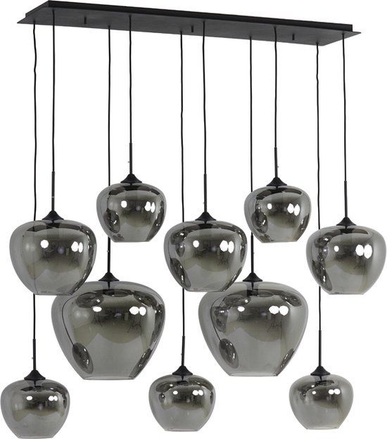Light & Living Hanglamp Mayson - 10-Lamps - Grijs