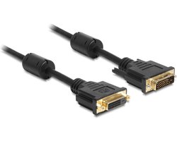 Delock - DVI-D Beeldscherm Verlengkabel - zwart - 5 meter