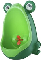 Kinderpotje kikker groen - Urinoir - Toilettrainer voor de kleine man - Plaspotje - wc trainer - zindelijkheidstraining kind