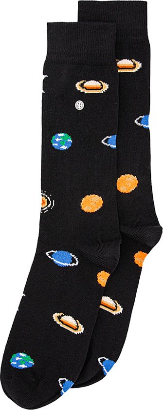 Alfredo Gonzales sokken planets zwart - 38-41