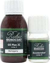 Rubio Monocoat Oil Plus 2C - Ecologische Houtolie in 1 Laag voor Binnenshuis - Mahogany, 130 ml