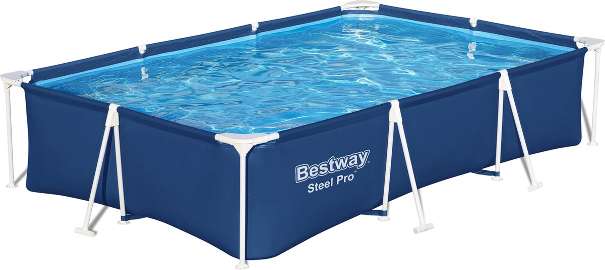 Kwestie Aardewerk In de meeste gevallen Bestway Steel Pro zwembad + filterpomp 300 x 201 x 66 cm | bol.com