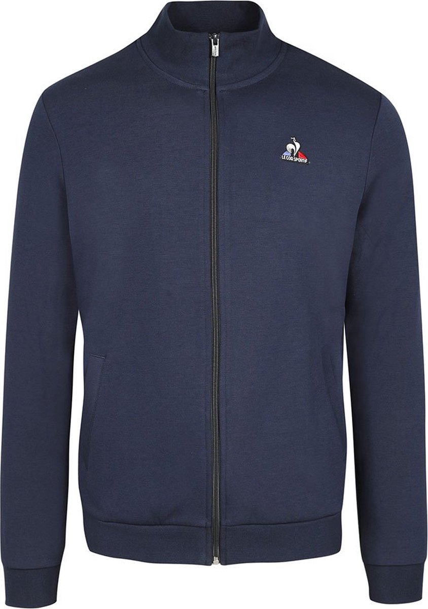 LE COQ SPORTIF Essentials N3 Sweater Met Ritssluiting Mannen Dress Blue - Maat XS