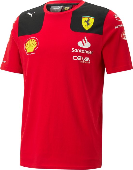 Scuderia Ferrari Team Hommes Carlos Sainz T-shirt rouge 3XL