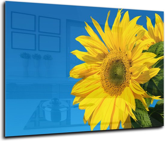 Tulup - Kerstmis- Glazen snijplank - 2x40x52cm -Fornuisafdekplaat - Kookplaatafdekking - Gehard glas - Antislip - Keuken achterwand - Achterwand glas keuken - Kerstboom ballen Kerstversieringen