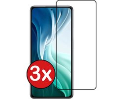 Screenprotector - 3 Stuks - Geschikt voor Xiaomi 11T Pro - Extra Sterk - Beschermglas - Gehard Glas - Tempered Glass - Screen Protector