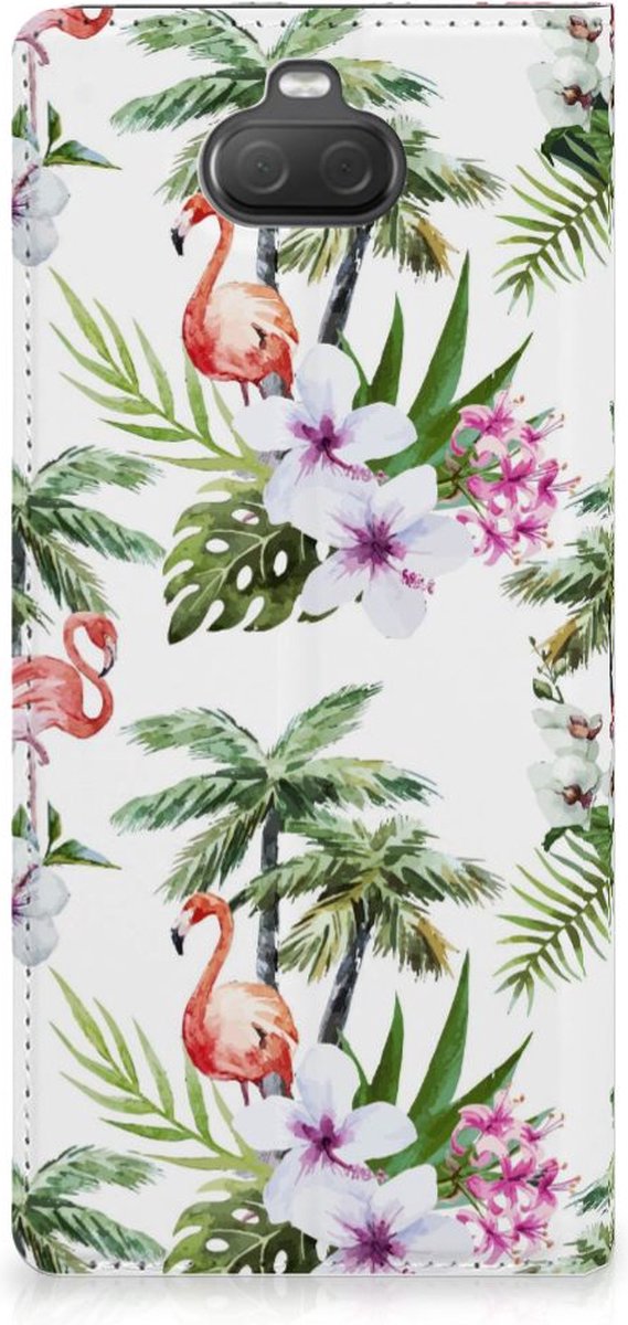 Sony Xperia 10 Plus Hoesje maken Flamingo Palms